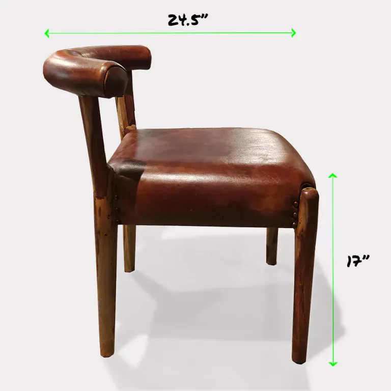 africana leather chair dimensions 2